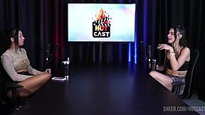 Peek at Debora Andrade and Vitoria Beatriz's hottest sheer red moments in part 2