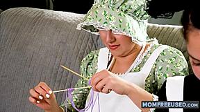 curvy amish jessie rogers surrenders fat body to community's dirty toys