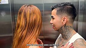 ever wonder what happens when you trap your neighbor in the elevator first