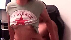 hey, watch this horny esposa sneak fucks while hubby's at work