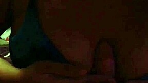 wow! pretty bikini babe takes tittyfuck facial cumshot explosion