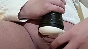 i fuck fleshlight hard with close cumshot view