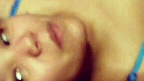 wow! pretty bikini babe takes tittyfuck facial cumshot explosion