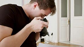 i couldn't hold back from model in bed