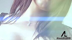 Aussie Kiara Edwards' Pussy Pounded Creampie by Alex Legend Doggystyle