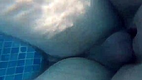 i feel the thrill fucking her big tits in pool on holiday