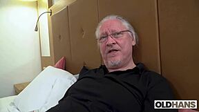 grandpa's boner slams monika may's tight shaved pussy doggystyle next door