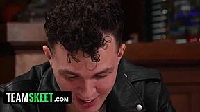 i can't stand my stepfamily but this wild foursome fuck with daddy and milf bonds us tight