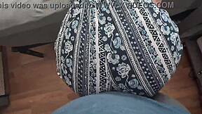 Bouncing Milf Ass Grinds Hard Cock in Clothes