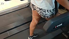 sweaty academy sluts get anal fucked bent over and cum hard outdoors