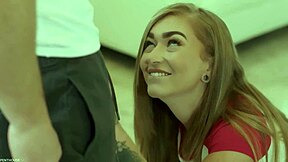 callie black's tasty pussy tempts yoga coach into hard ride