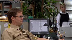 office threesome creampie action with interracial heat at work sub español