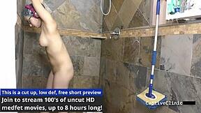 korean nurse mina moon humiliates patient in hospital skirt fuck backstage