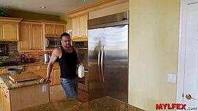 bad boy pumps cum deep in sister-in-law's tight asshole