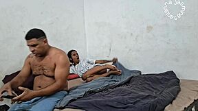 voyeur latina amateurs caught with wet pussy in caf� da manh� cu morning tease