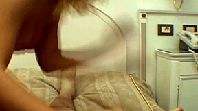 Horny Blonde Gropes Wet Pussy Masturbating Seductively