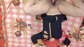 Indian desi guy roughly anal creampies young costumed girlfriend ass