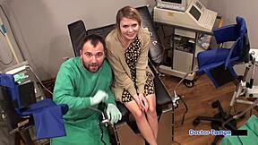 Dr Tampa's Lesbian Torment Clinic: Olivia Kassady Screams in Latex Handcuffs