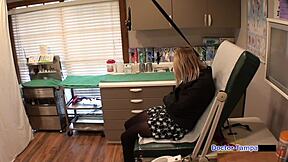 Dr Tampa's Lesbian Torment Clinic: Olivia Kassady Screams in Latex Handcuffs