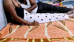 desihotcouple indian wife gives bedroom handjob blowjob and footjob close up