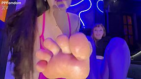 Worship Our Asses Pussies Feet Spit While You Jerk Off In JOI Femdom POV