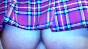 curious tranny fists ass with massive dildo toy