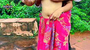 whoa this desi village girl's tight pussy rides like crazy in her homemade clip