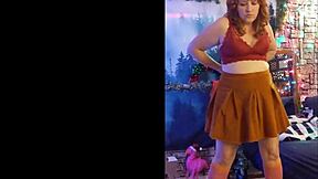 hotwife steffi sways her big pussy lips in teasing panty dance promo