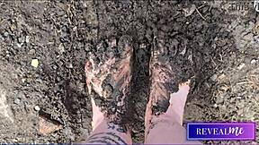 God, imagine sucking those sexy bare soles and toes in a kinky shower foot fetish fantasy!