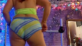 hotwife steffi sways her big pussy lips in teasing panty dance promo
