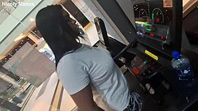 sweaty academy sluts get anal fucked bent over and cum hard outdoors