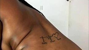 Damn this ebony girl's squirting pussy gets nasty fucked so hard