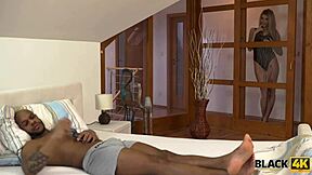 blonde teen fingers ebony bbc in hotel before monster cock anal