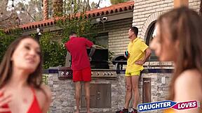 What if stepdaughters' last spring break fling was with dad and uncle?