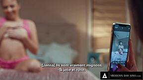 Holy fuck, horny teen babes squirt buckets in super wet lesbian threesome!