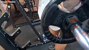 sweaty academy sluts get anal fucked bent over and cum hard outdoors