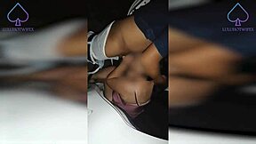 Latina milf flashes big tits in car, bends for neighbor's huge cock doggystyle creampie while cuckold husband watches