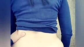 She spits on his big cock then he cums all over her latina lips