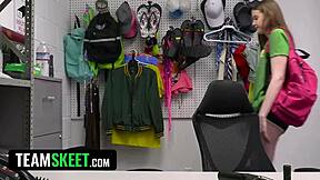 Skinny camp counselor gangbanged ripped clothes flexible pussy riding blowbang