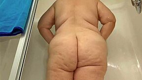 Busty BBW Maid Flashes Juicy Fat Ass Pussy