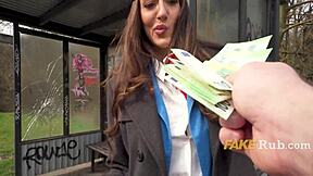 i picked up this faithful flight attendant for 1500 euros outdoor sex
