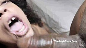 phat booty meets deep throat swallower kupkake in ghetto hood reality