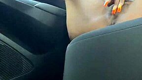 i got so horny watching her kiss her boyfriend i flashed my hairy pussy