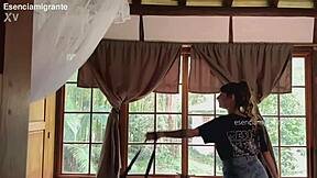 Daddy's Horny Babysitter Craves Your Huge Cock Experience at Home Now