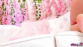 pretty mik luv teases balls cock in pink room ep 16 nade nasty