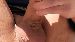 amateur strokes monster cock closeup outdoors riskin new neighbors seein public handjob orgasm