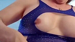 i'm mesmerized by this spanish milf's enormous throbbing clitoris up close