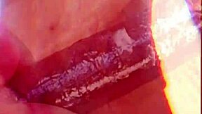 Sissy shemale slut rips clothes flashes ass worships cock in public fetish pmv