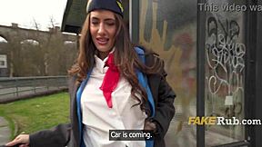 i picked up this faithful flight attendant for 1500 euros outdoor sex