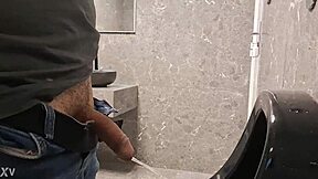 diogo strokes his brazilian cock solo, building to explosive finish